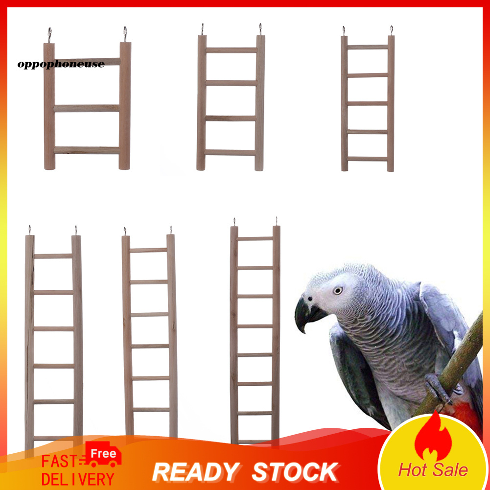 *XCYP* 3/4/5/6/7/8 Layer Birds Wooden Climbing Ladders Swing Stairs