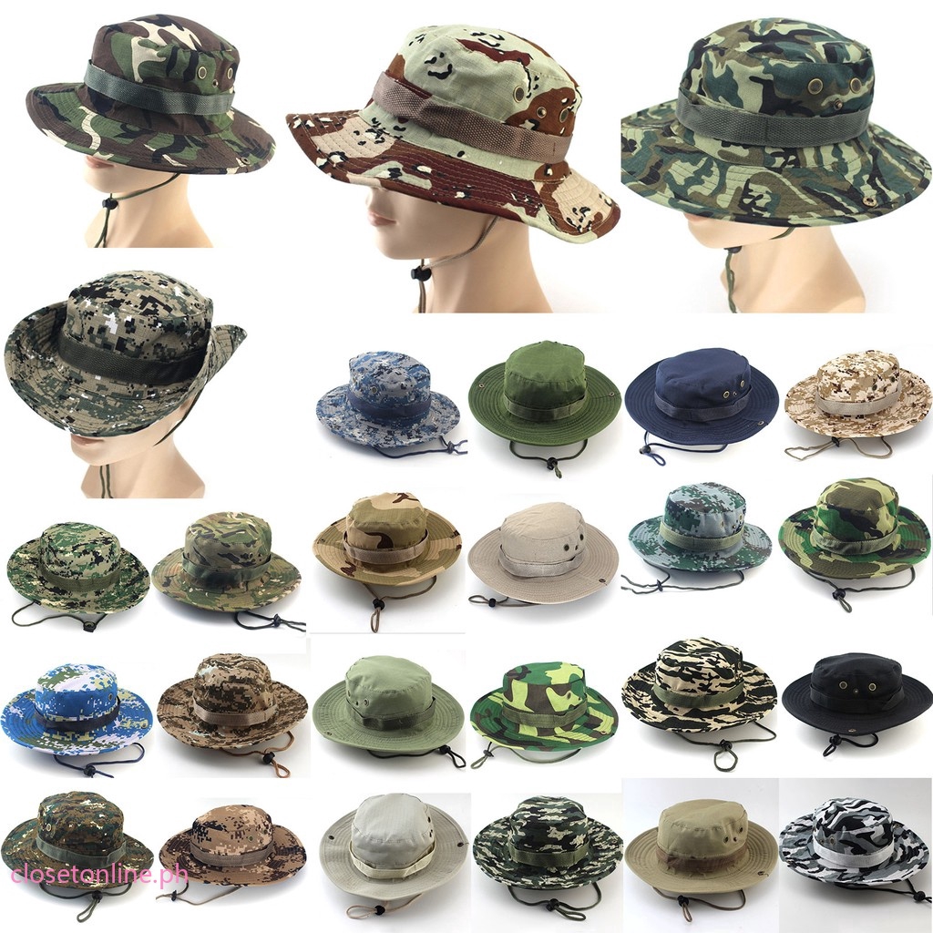 mens camouflage sun hats