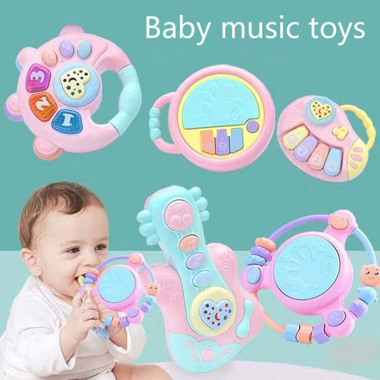 Baby Music Hand Beat Drum Toys Baby Early Education Educational