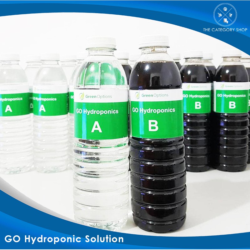 Go Hydroponics Nutrients Solution 500ml Set Shopee Philippines