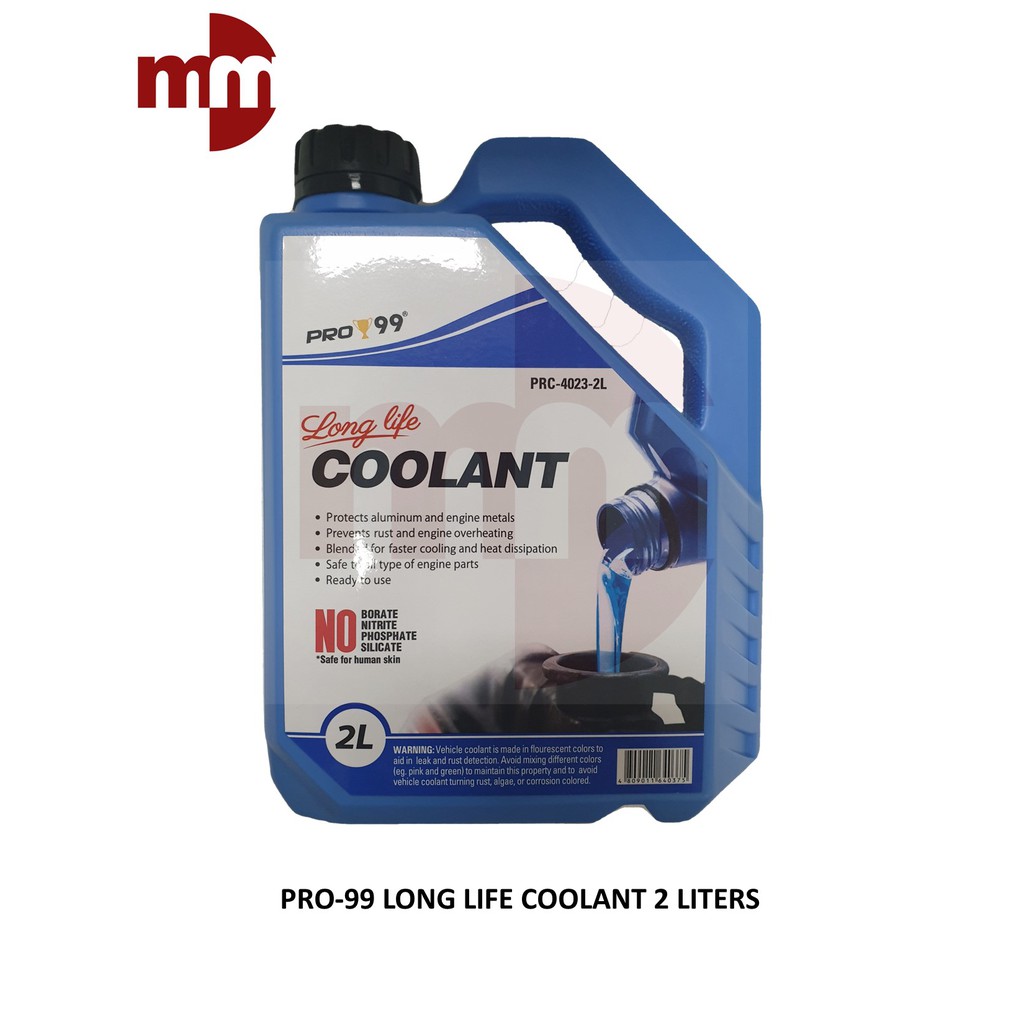 PRO-99 LONG LIFE COOLANT BLUE 2 LITERS READY TO USE | Shopee Philippines