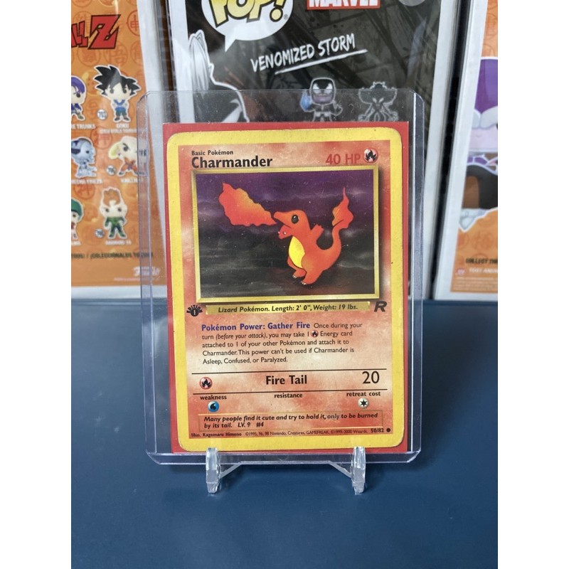 Pokemon Tcg Vintage Team Rocket 1st Edition Charmander Shopee Philippines