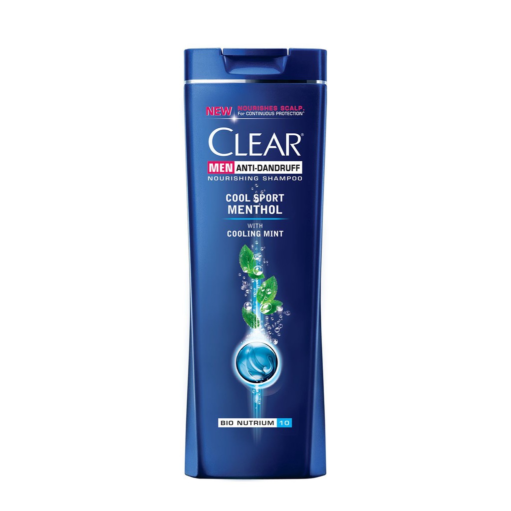 Clear Men Anti-Dandruff Shampoo Cool Sport Menthol 180ml | Shopee ...