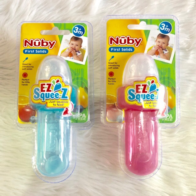 Nuby Baby Food Squeeze Feeder Ez Squee Z Shopee Philippines