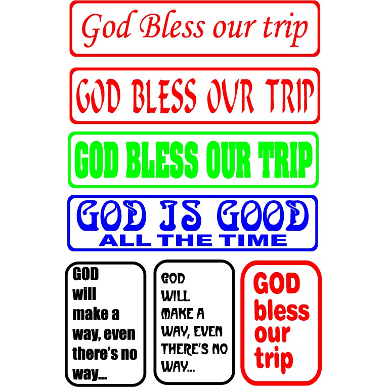 god bless our trip quotes