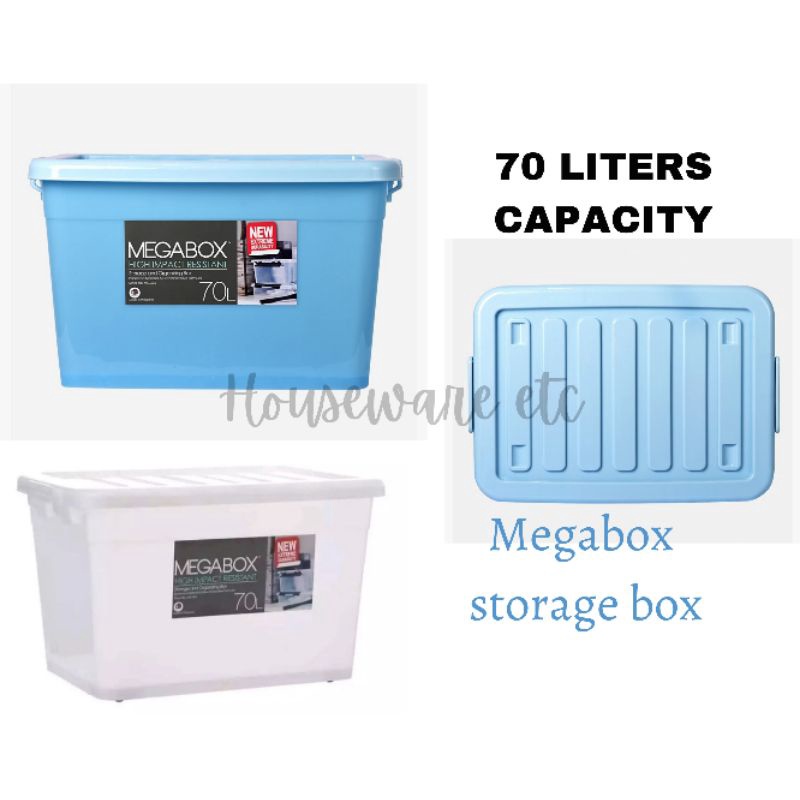 MEGABOX STORAGE BOX 70 LITERS Shopee Philippines
