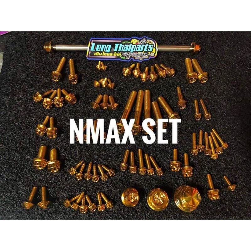 HENG NMAX  V1 Complete set gold  bolts  Shopee Philippines