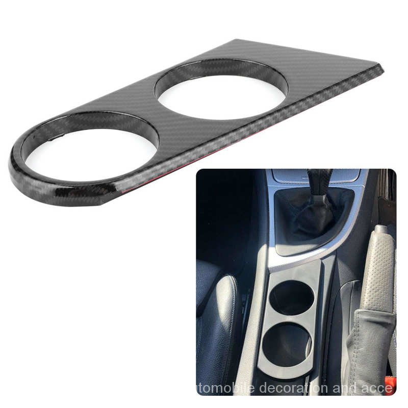 Carbon Fiber Style Drink Cup Holder Trim Decor Fit For Bmw 1 Series 116 116i 118 118i 118d 1 1i Shopee Philippines