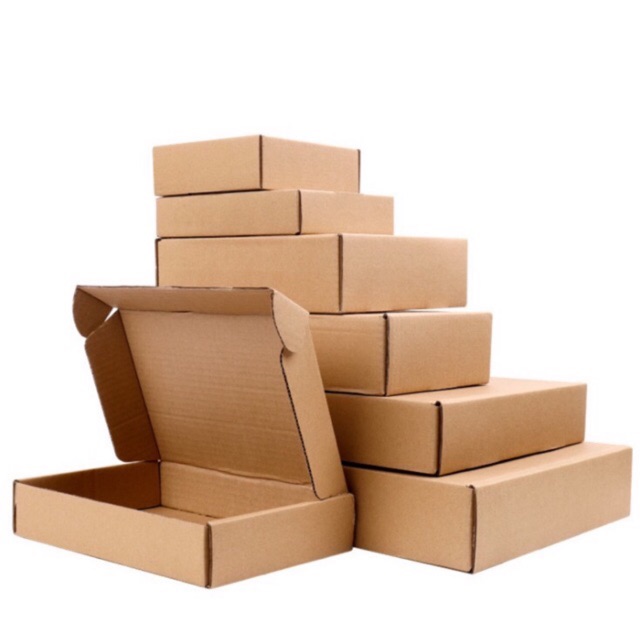 ON HAND T1 T2 Carton box Kraft Lowest price/ Brown Kraft Mailer