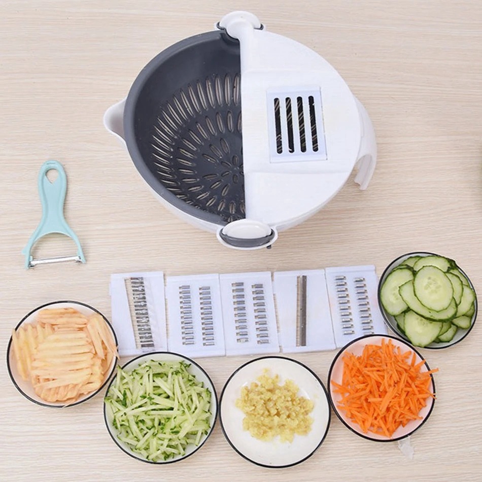 Wet Basket Vegetable Cutter Multifunctional Vegetables Chopper