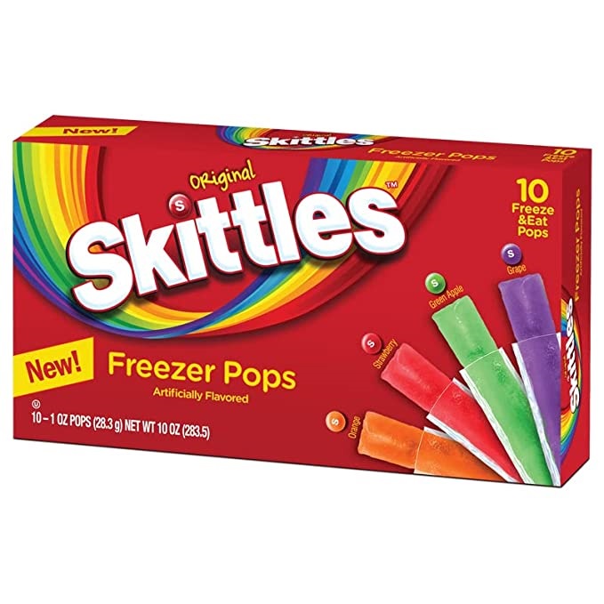 Skittles Freezer Pops (10 Freeze Pops) Shopee Philippines