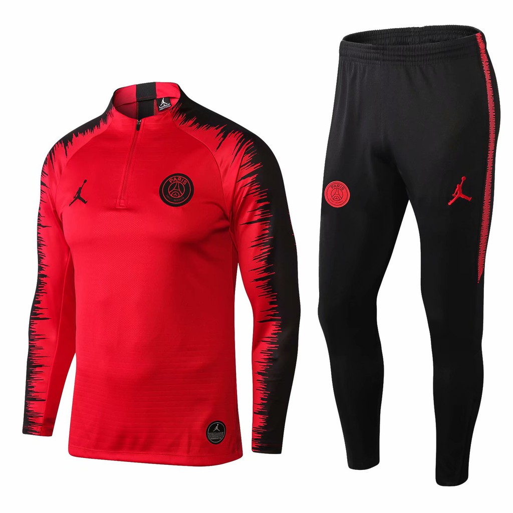 Paris Saint-Germain PSG FC Jordan red training attire mens fans version  jersey | Shopee Philippines