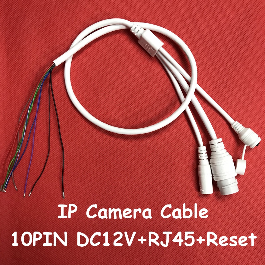 CCTV IP network Camera PCB Module video power cable Reset Key RJ45