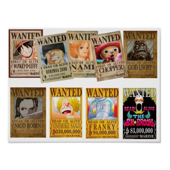 One Piece 8x11 Inches Sticker Poster Bundle Of 8 Souvenirs Display Collectibles One2zanime Shopee Philippines