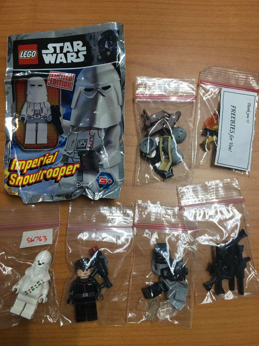 Lego Snow Chewbacca sw763 sw0763 minifigure Star Wars BRAND NEW SEALED