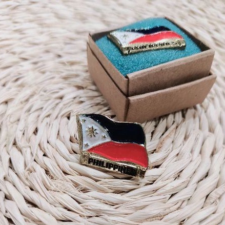 Laminated Philippine Lapel Flag Pin With Philippines Mark | Shopee ...