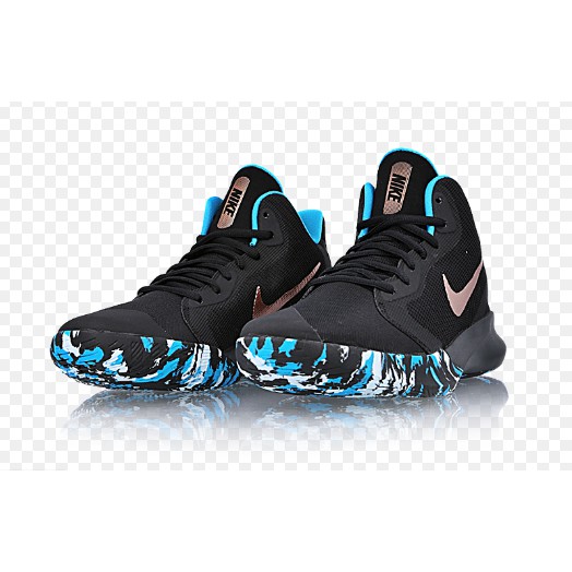 nike precision 3 black blue