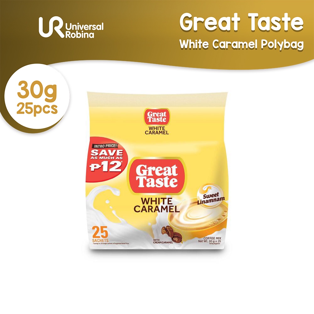 Great Taste White Caramel Polybag 25's Shopee Philippines
