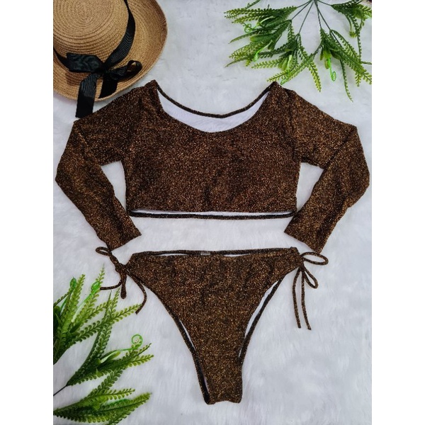 (SHEIN LONG SLEEVE SWIMSUIT) Shopee Philippines