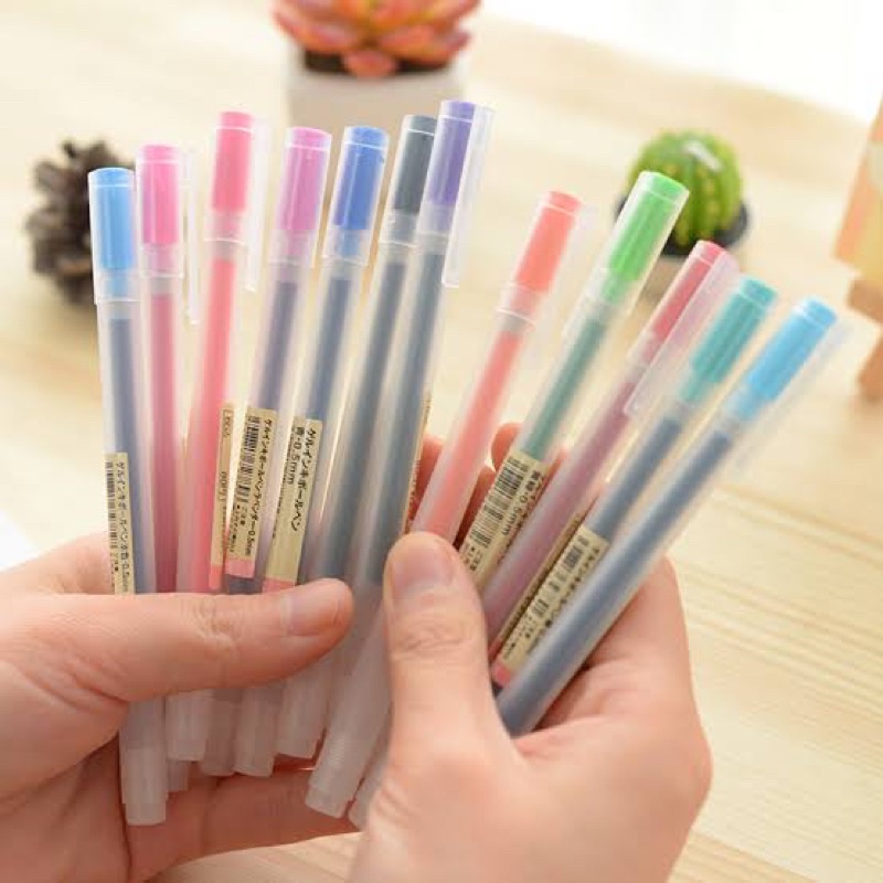 Japan Gel Pens 0.5mm (12 colors) Shopee Philippines