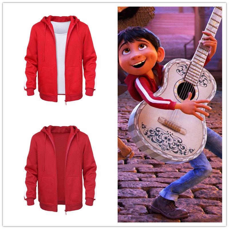 miguel red hoodie