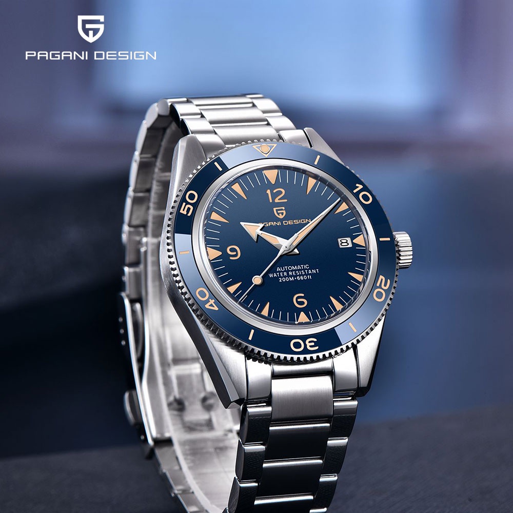 PAGANI DESIGN New Brand Watch Men's Mechanical Watches Stainless Steel