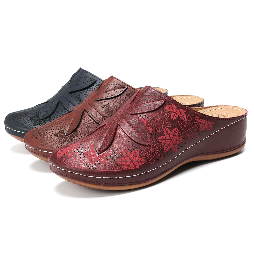 wedge clogs closed toe
