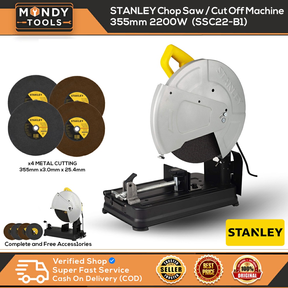STANLEY Chop Saw / Cut Off Machine 355mm 2200W (SSC22B1) (Original