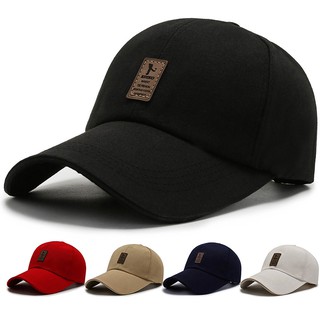 Black Plain Metal Adjust Cap Fashion Hats Outdoor Bull Caps Close Baseball Cap for Men/women