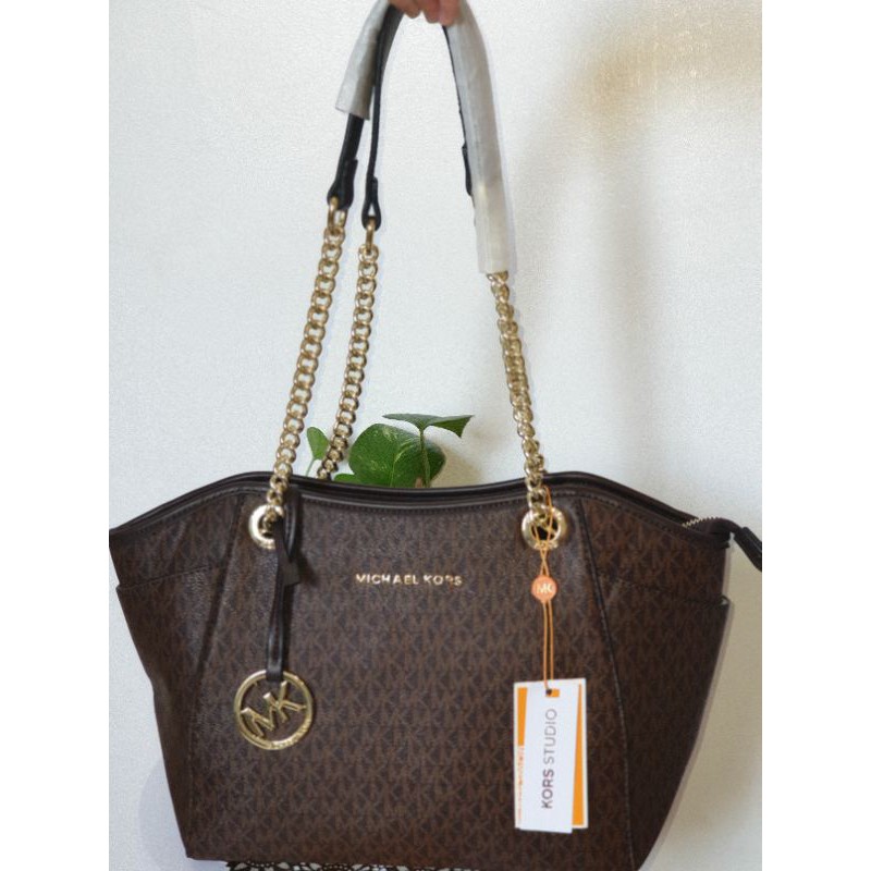 Michael Kors shoulder Tote Bag coffee | Shopee Philippines