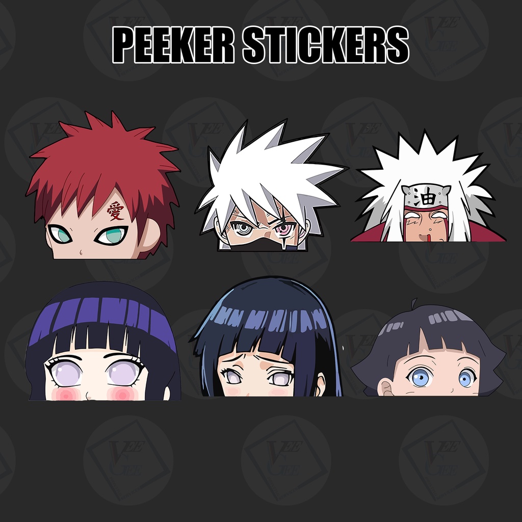 Naruto Peeker Stickers | Shopee Philippines