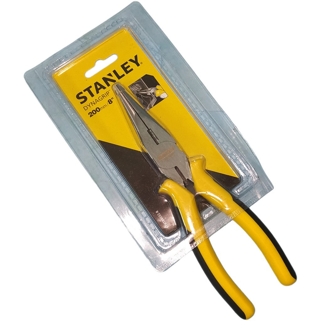 Original Stanley Long Nose Plier 8 Dynagrip Stht84032 8 Pliers Shopee Philippines