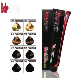 Bob keratin Permanent Hair Color Intense Natural Basic Colors 100ml #1