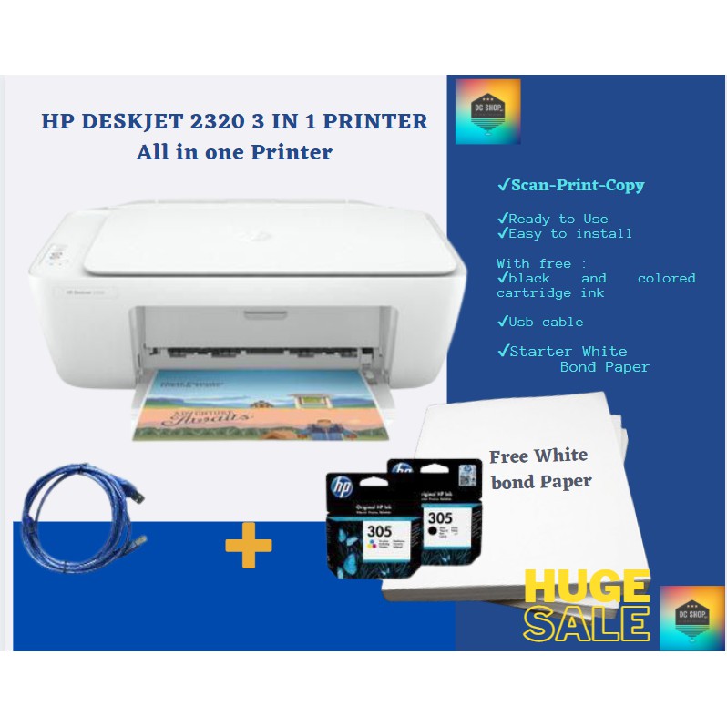 2320 hp desk jet all in one,3 in 1 printer , print, scan copy low price ...