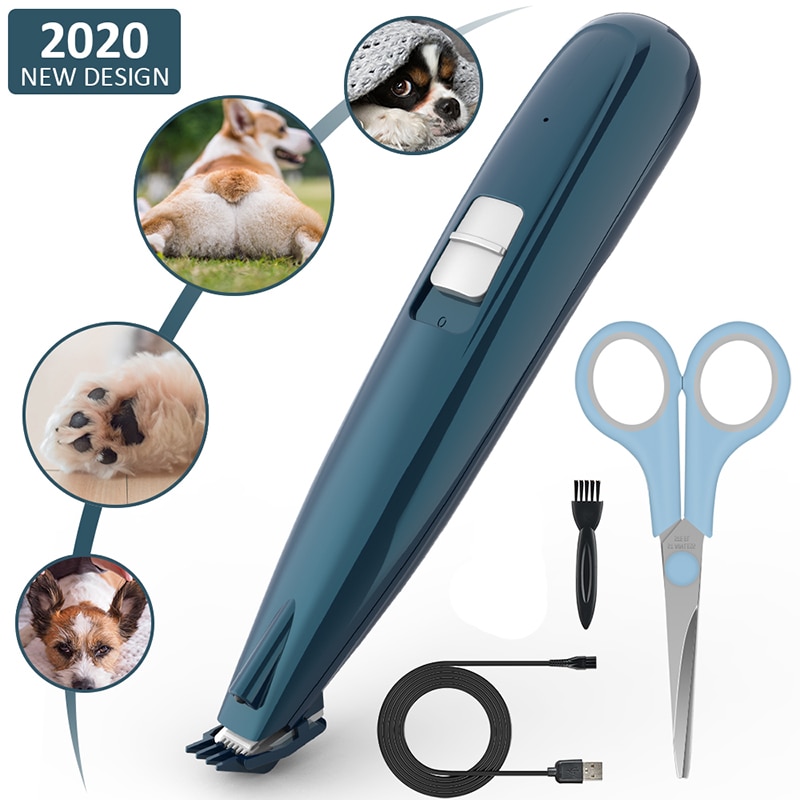 2020 New Pet Dogs Paw Hair Clipper Rechargeable Puppy Cats Foot Hair Pets Paw Grooming Supplies with | Shopee Philippines
