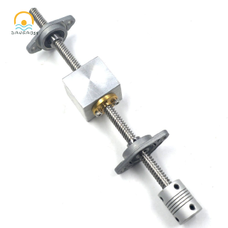 T8 8mm 500mm Lead Screw Rod with Nut Pillow Block Mounted CNC Set For 3D Pr I7P7 