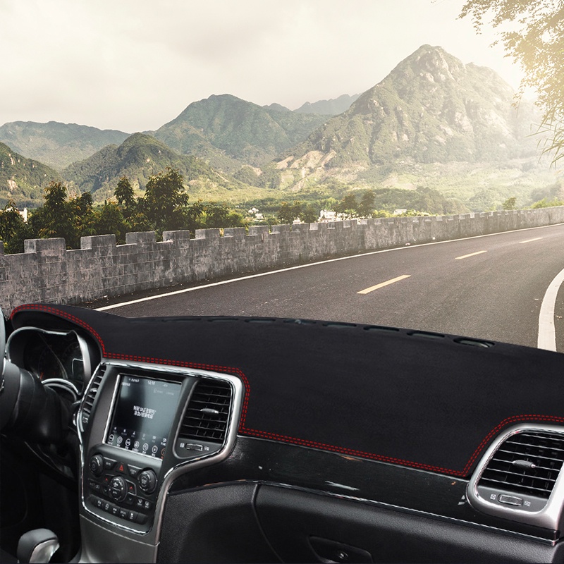 For Jeep Grand Cherokee 20112017 Leather Car Dashmat Dashboard Cover