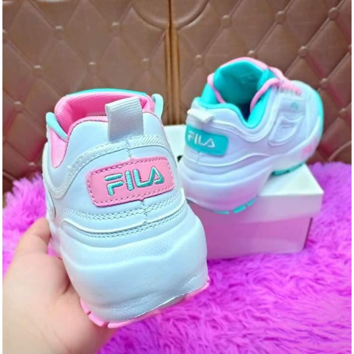 fila disruptor pastel rainbow