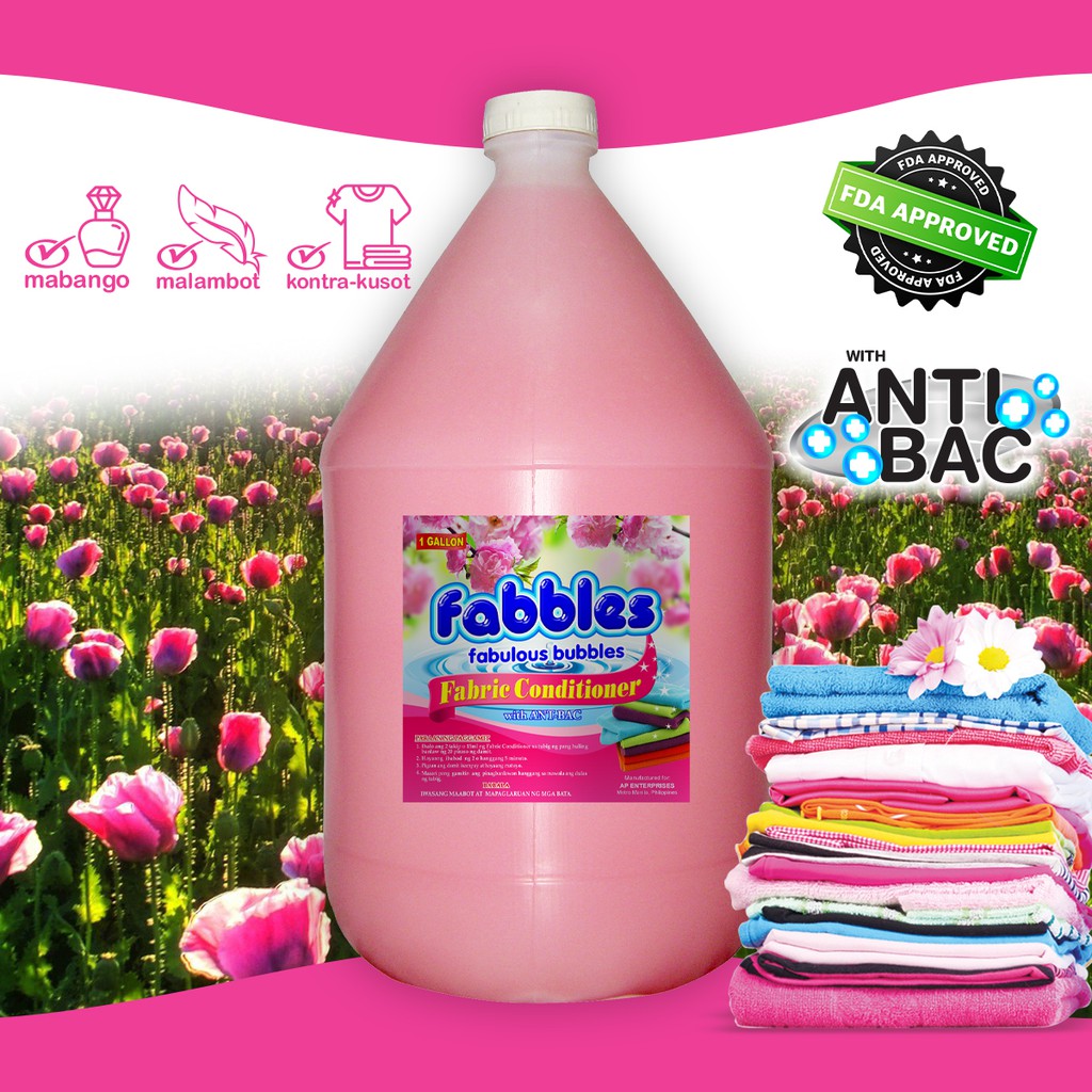 Fabric Conditioner 1 Gallon (max of 6 gals per check out) Shopee