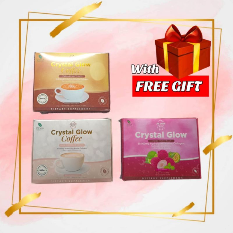 Crystal Glow Lychee/Caramel Macchiato/White Chocolate Mocha (10 Sachet