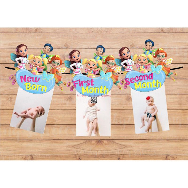 Butterbean's Cafe 0-12Months Baby Photo Banner