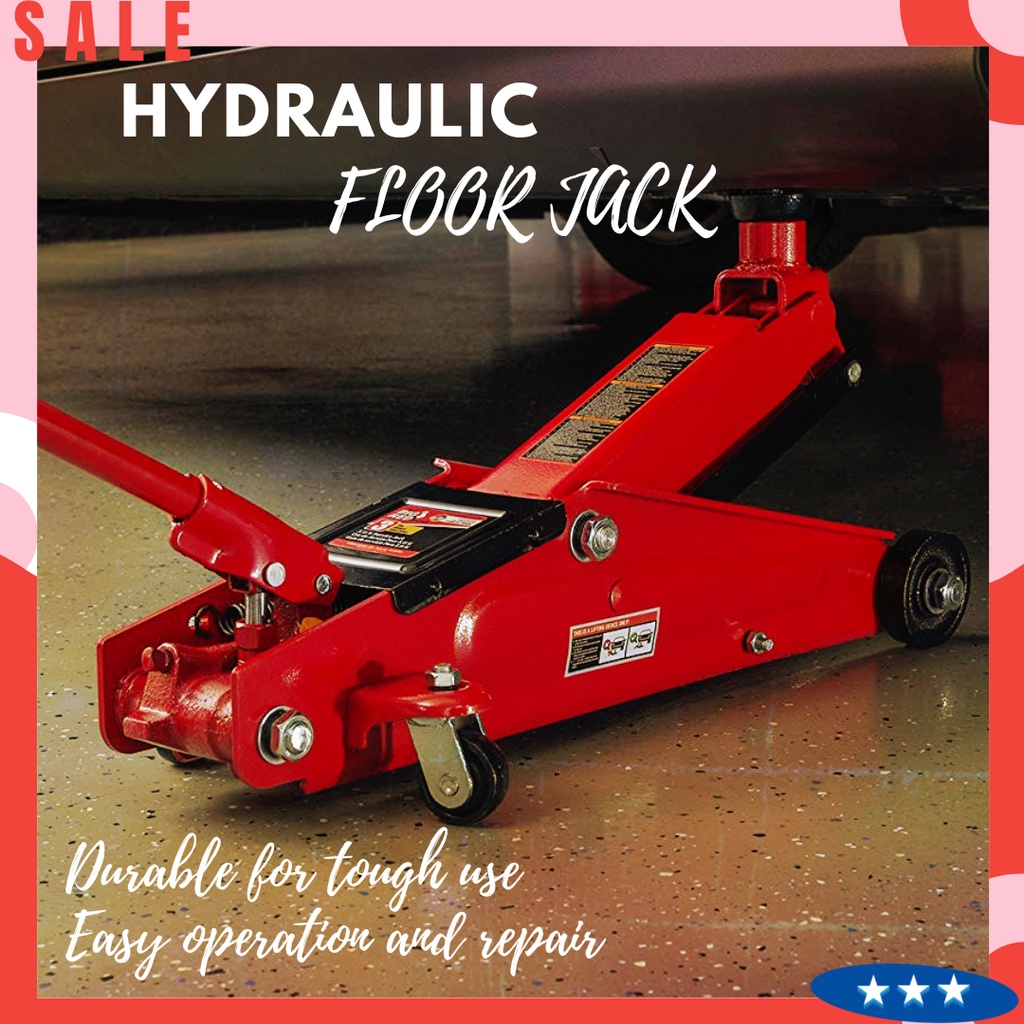 3 Tons Hydraulic Floor Jack 3T For Home Use For Auto Repair Shops