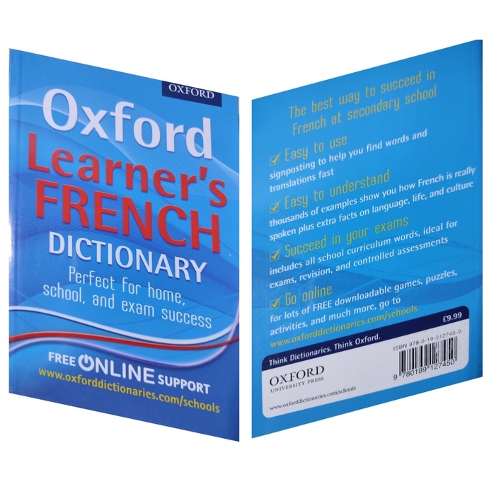 Oxford Learner's French Dictionary Shopee Philippines