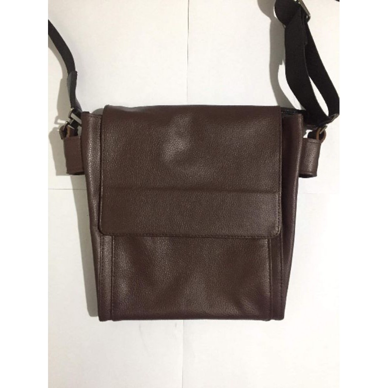 hickok leather sling bag