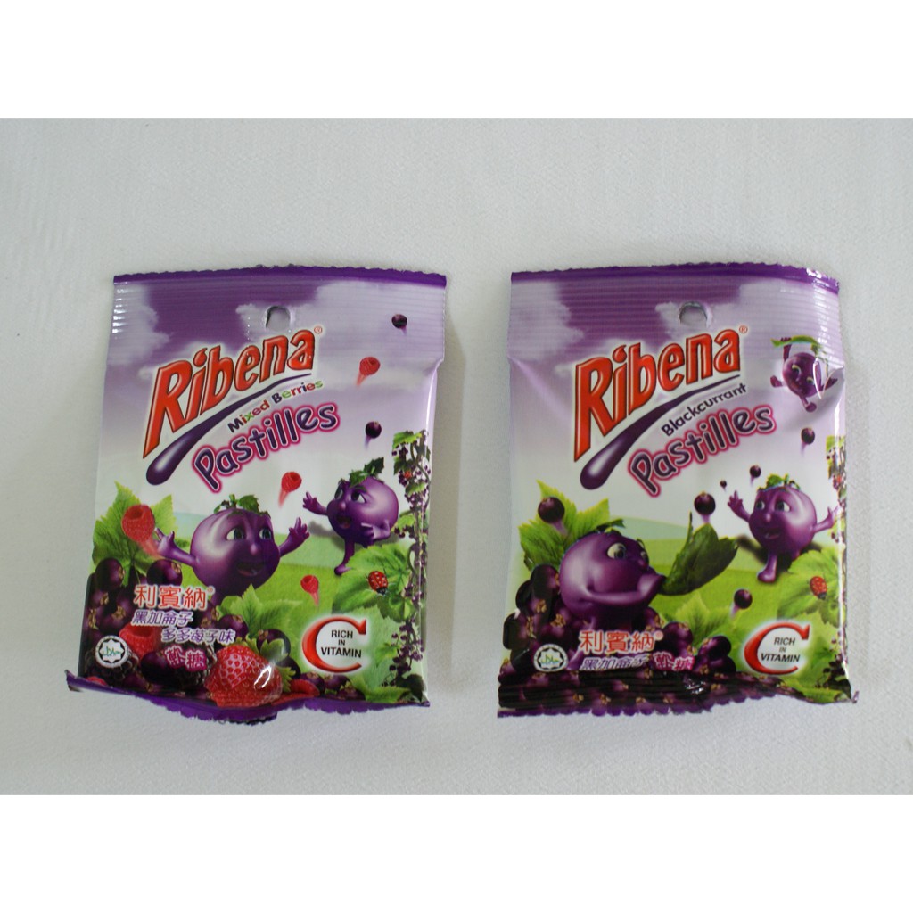 Ribena Pastilles Chewy Candy (10g per sachet) 2 Flavours! Ribena Wine