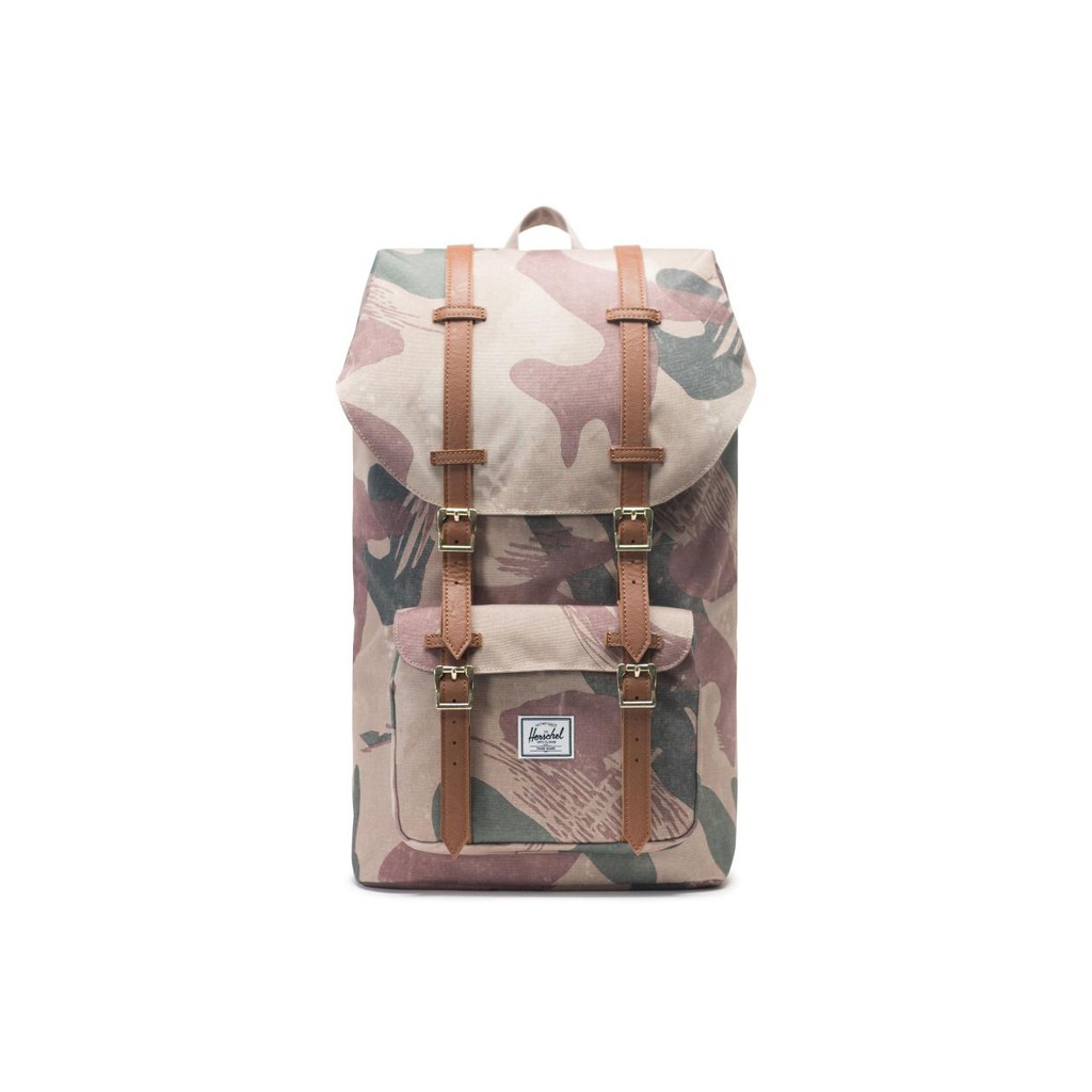 herschel little america grey tan