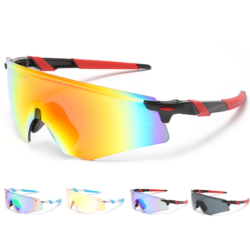 Frameless Cycling Glasses Windproof Safety Sports Eye Protection ...