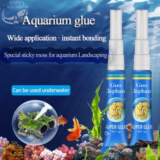 Aquarium Glue 5g for Aquascape Plants Stones Woods Fish Tank Cyanoacrylate Adhesive Superglue