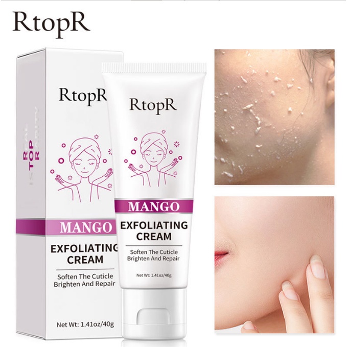 RtopR Skin Care Face Exfoliating Cream Whitening Moisturizer Repair