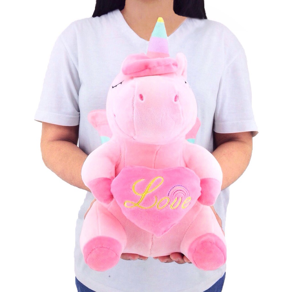 pink unicorn stuffed animal